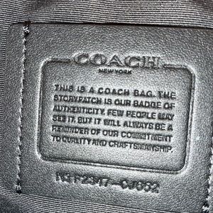 Black coach laptop bag